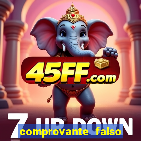 comprovante falso de 50 reais